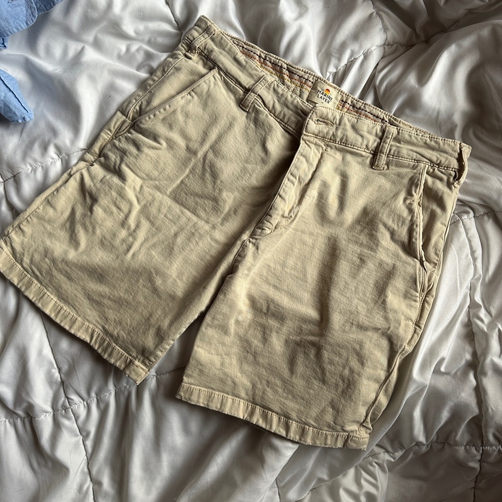 Marine layer cotton shorts